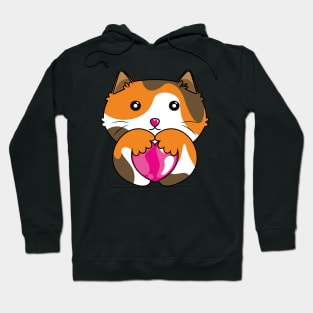 Calico Cat Love Hoodie